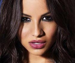 A rare photo of Lacey Banghard where her face is the most prominent element. 